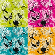 POP DOG <br />Format: 40 x 40 cm