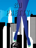 PRETTY BLUE... <br />Format: 60 x 80 cm