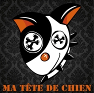 T�te de CHIEN ! <br />Format: 60 x 60 cm